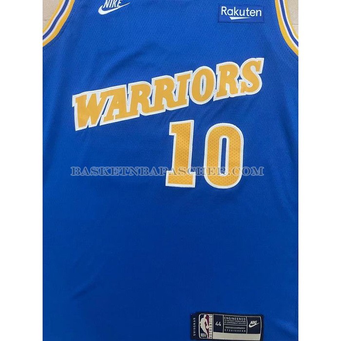 Maillot Golden State Warriors Tim Hardaway NO 10 Classic 2022-23 Bleu